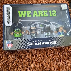 New in Box NFL Seattle Seahawks Little People Fisher Price Playset We Are 12